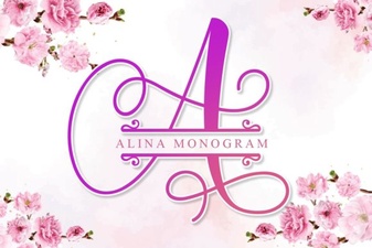 Elegant Alina Monogram Font for Creative Design Projects