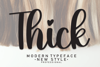 Bold Thick Script Fonts for Eye-Catching Designs